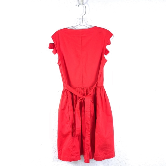 ALEXIS Kelsi Bow Red Mini Cocktail Dress - Picture 9 of 13